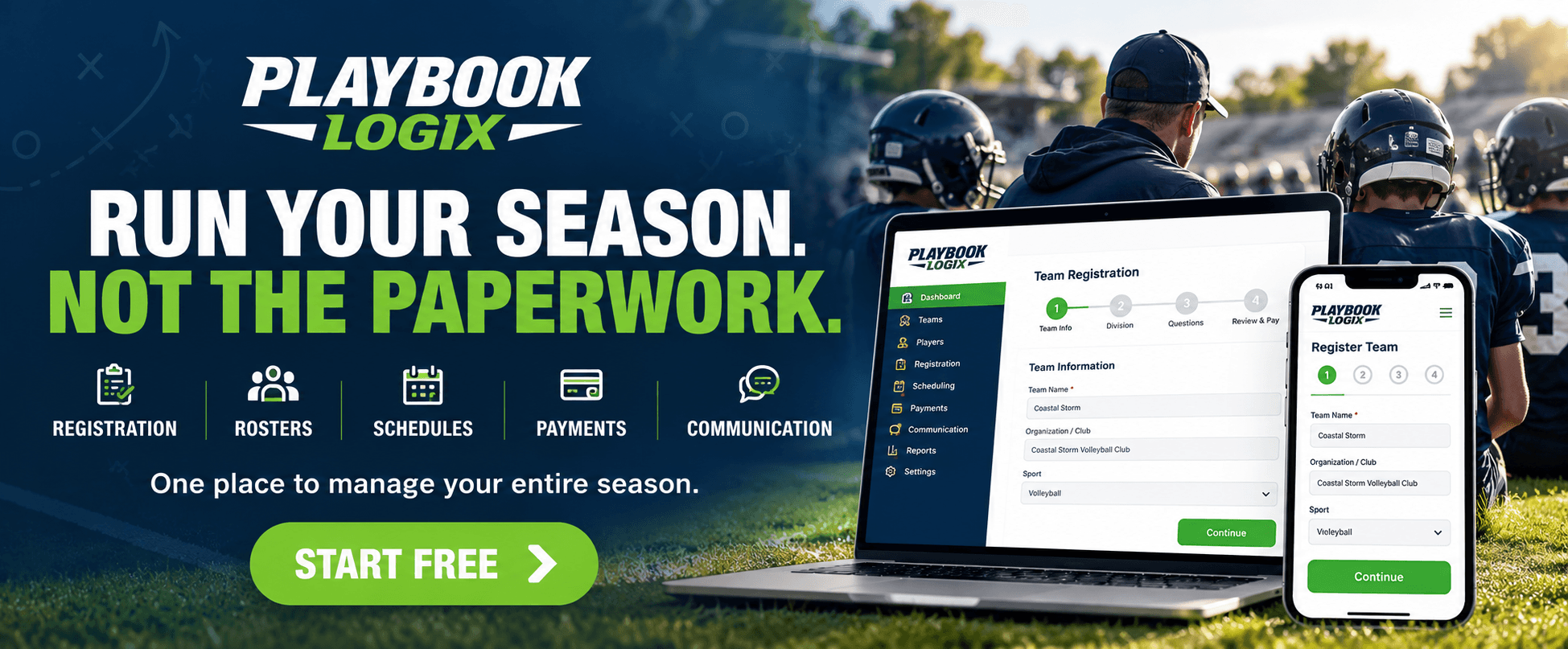 Playbook Logix: run your season, not paperwork