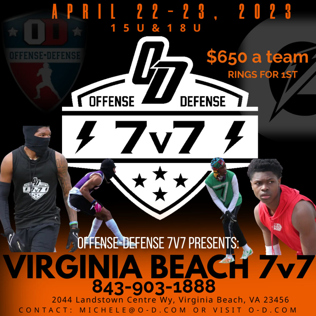 7v7 Youth Football Tournaments OffenseDefense